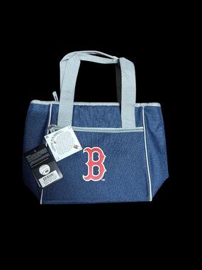 Boston Red Sox Quatrefoil Cooler Tote - 16-Can Capacity, New with Tag